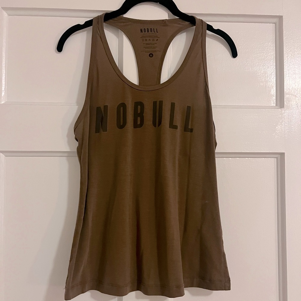 Nobull Racerback Tank Brown